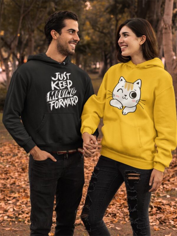 pullover hoodie mockup featuring a couple by brown leaves 31805 Printyworld.com | Pakistan's First Print On Demand Company
