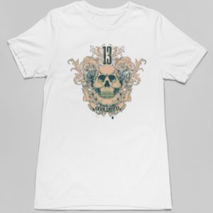 13 Evil Entity Printed Cotton T-Shirt