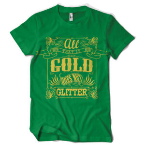 All Gold Printed T-shirt