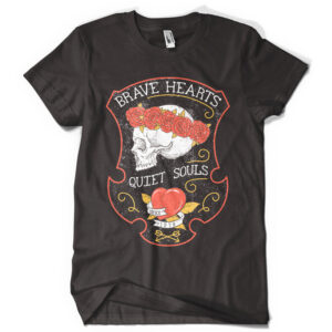 Brave Hearts Printed Cotton T-shirt