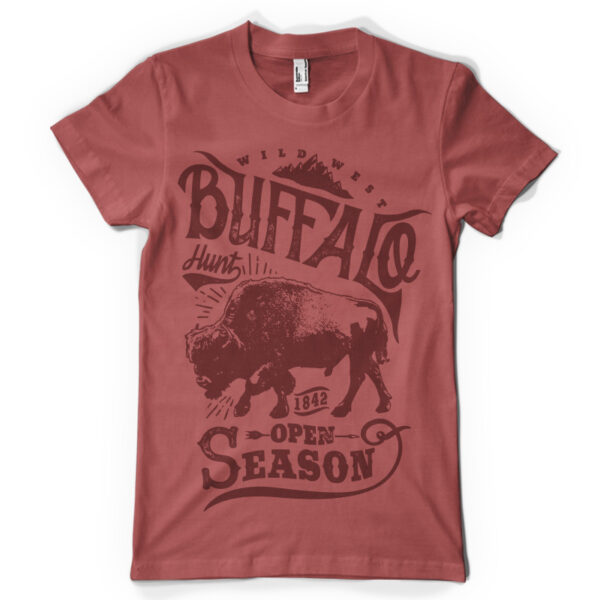 Buffalo Printed Cotton T-shirt