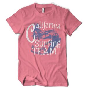 California Surfing Printed Cotton T-shirt