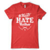 Waste Your Hate Printed Cotton T-shirt