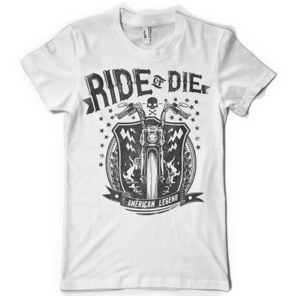 Ride Or Die Printed Cotton T-Shirt