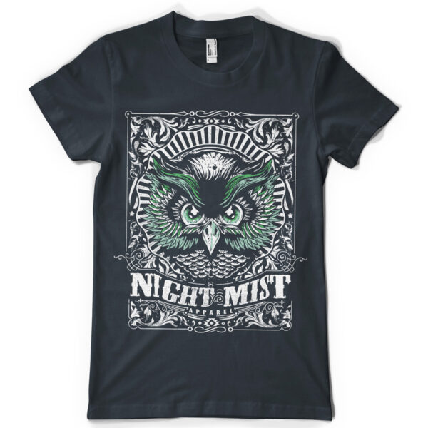 Night Mist Printed Cotton T-Shirt