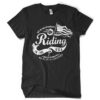Riding In Usa Printed Cotton T-Shirt