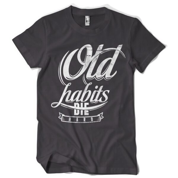 Old Habits Printed Cotton T-Shirt