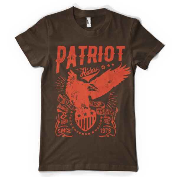 Patriot Riders Printed Cotton T-Shirt