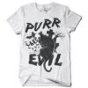 Purr Evil Printed Cotton T-Shirt