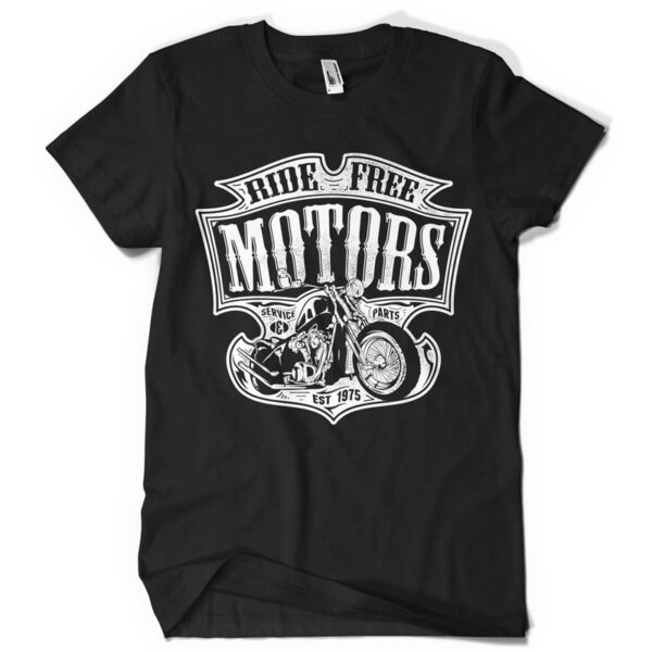 Ride Free Motors Printed Cotton T-Shirt