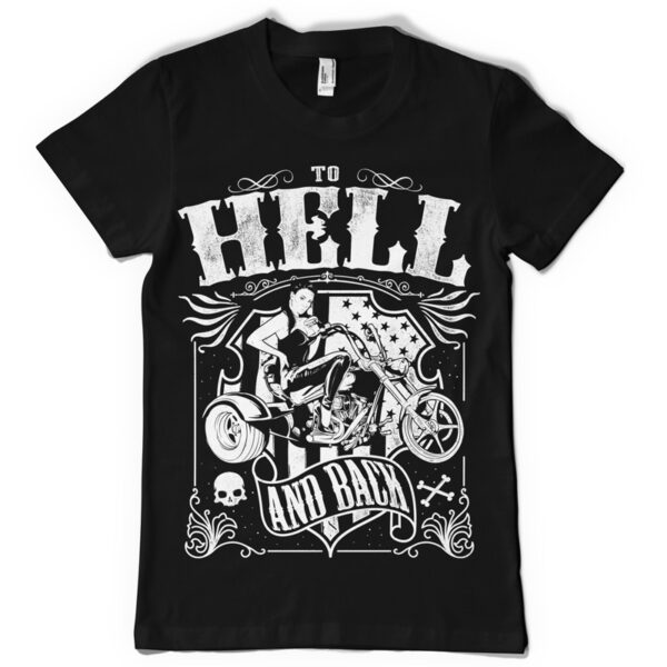 To Hell and Back Printed Cotton T-shirt
