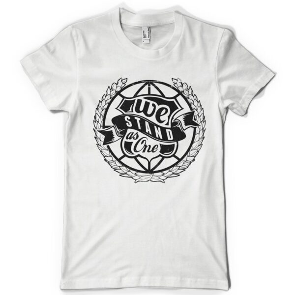 We Stand Printed Cotton T-shirt