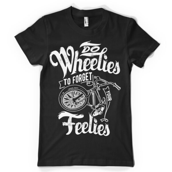 Do Wheelies Printed Cotton T-shirt