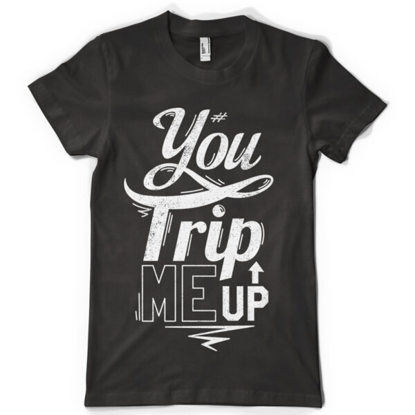 You Trip Me Up Printed Cotton T-shirt