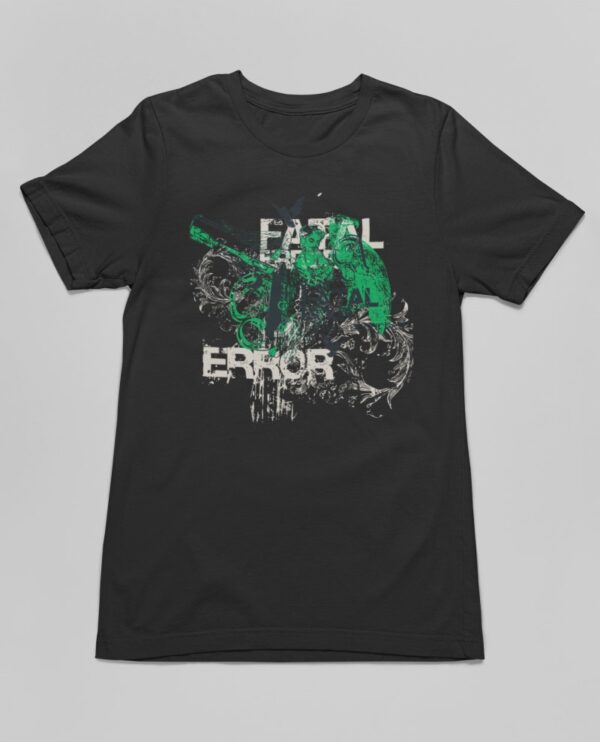 Fatal Error Printed Cotton T-Shirt
